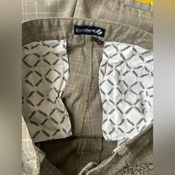 Transnine men’s flat front beige/brown shorts size 31 - Picture 9 of 9